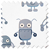Robo Town, Cyborg Grey - Roman Blind